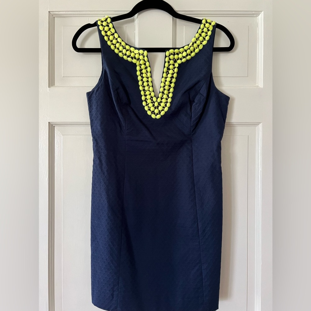 Lilly Pulitzer Beaded Shift Size 2
